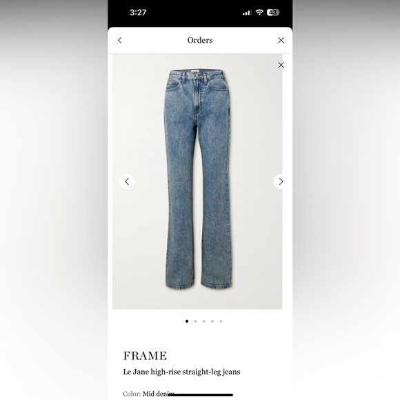 FRAME Le Jane high-rise straight-leg jeans - Picture 5 of 7